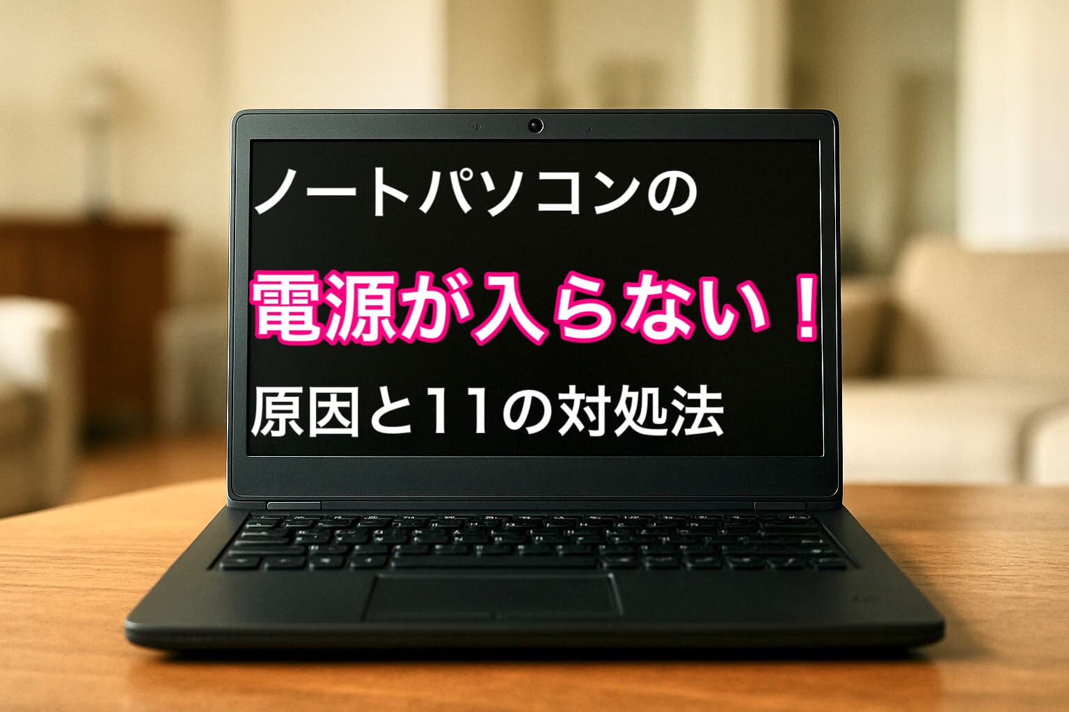 ノートパソコンの電源が入らない！初心者でも即試せる11の対処法と原因