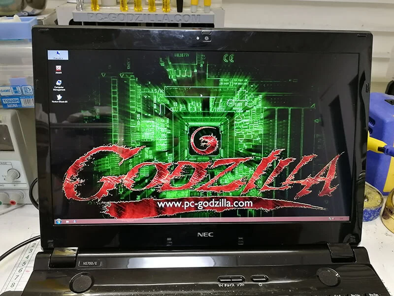 ＰＣゴジラ修理完了