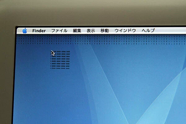 iMacのグラフィック不都合
