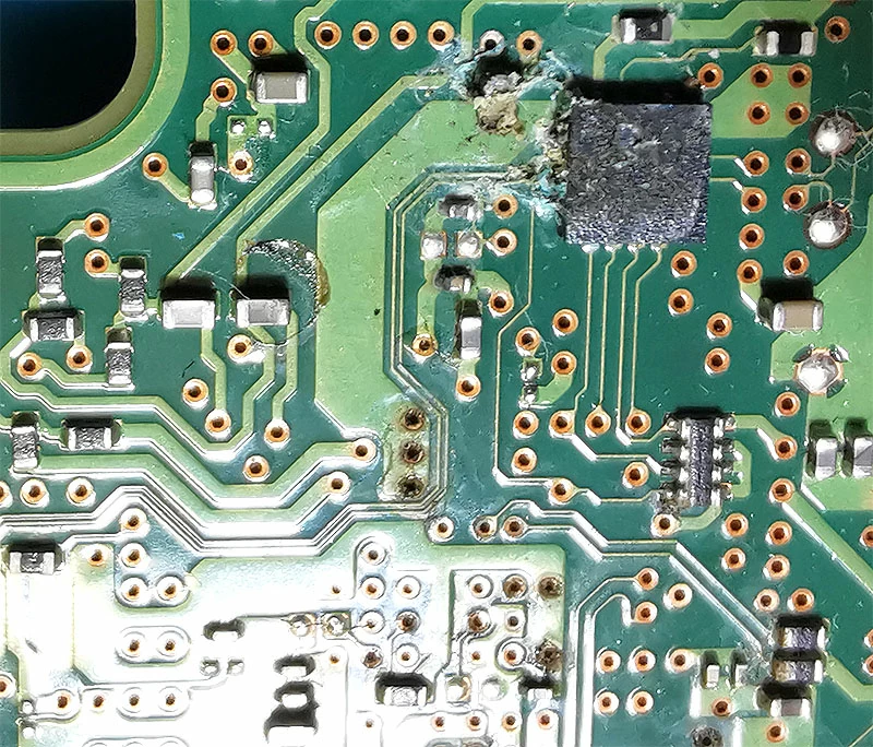 液体のダメージ