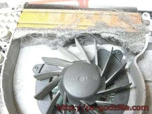冷却ファン掃除